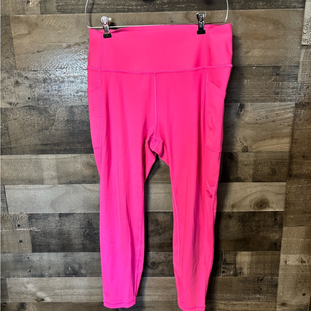 GAP Sculpt High-Waist Leggings in Hot Pink Large
